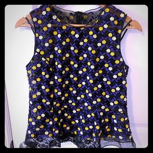 Silk top 2 pieces Marc Jacobs signature Daisy